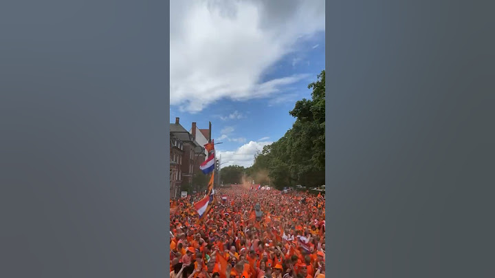 Netherlands fans taking over Hamburg 😍🟠