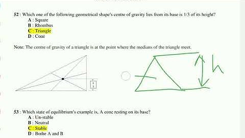 center of gravity wcs second year iti part 2