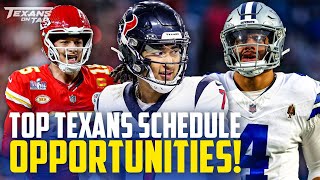 Most EXCITING Houston Texans opportunities of 2024 schedule!