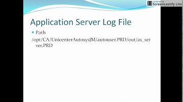 Autosys Tutorial: How to run Application server in CA Autosys