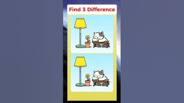 Hidden Secrets! Find the 3 Differences Before Time Runs Out!🥸🔥 #findthedifferences #quiz #iqtest