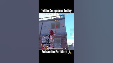 1v4 Clutch In Conqueror lobby 😱 #shorts #bgmi #viral #pubgmobile #bgmishorts #gaming
