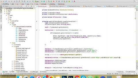 43 Android Studio Firebase Tutorial   Simple Blog App   Single User Posts    Part 23