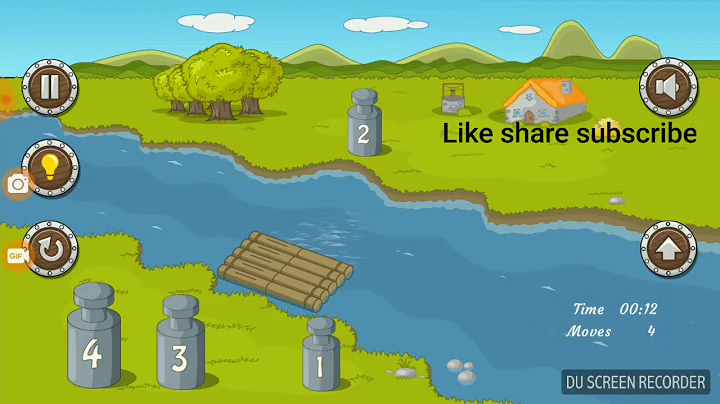 River Crossing IQ Logic Games Level Genius Only