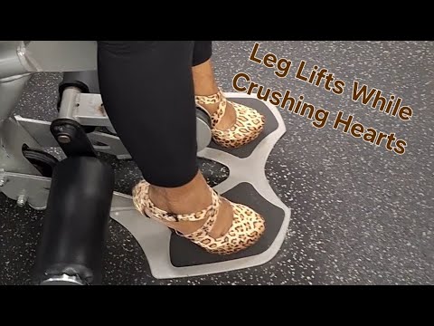 workin out and TRAMPLING hearts in the gym #feet #asmr #crushing #heels #trampling #goddess #remains