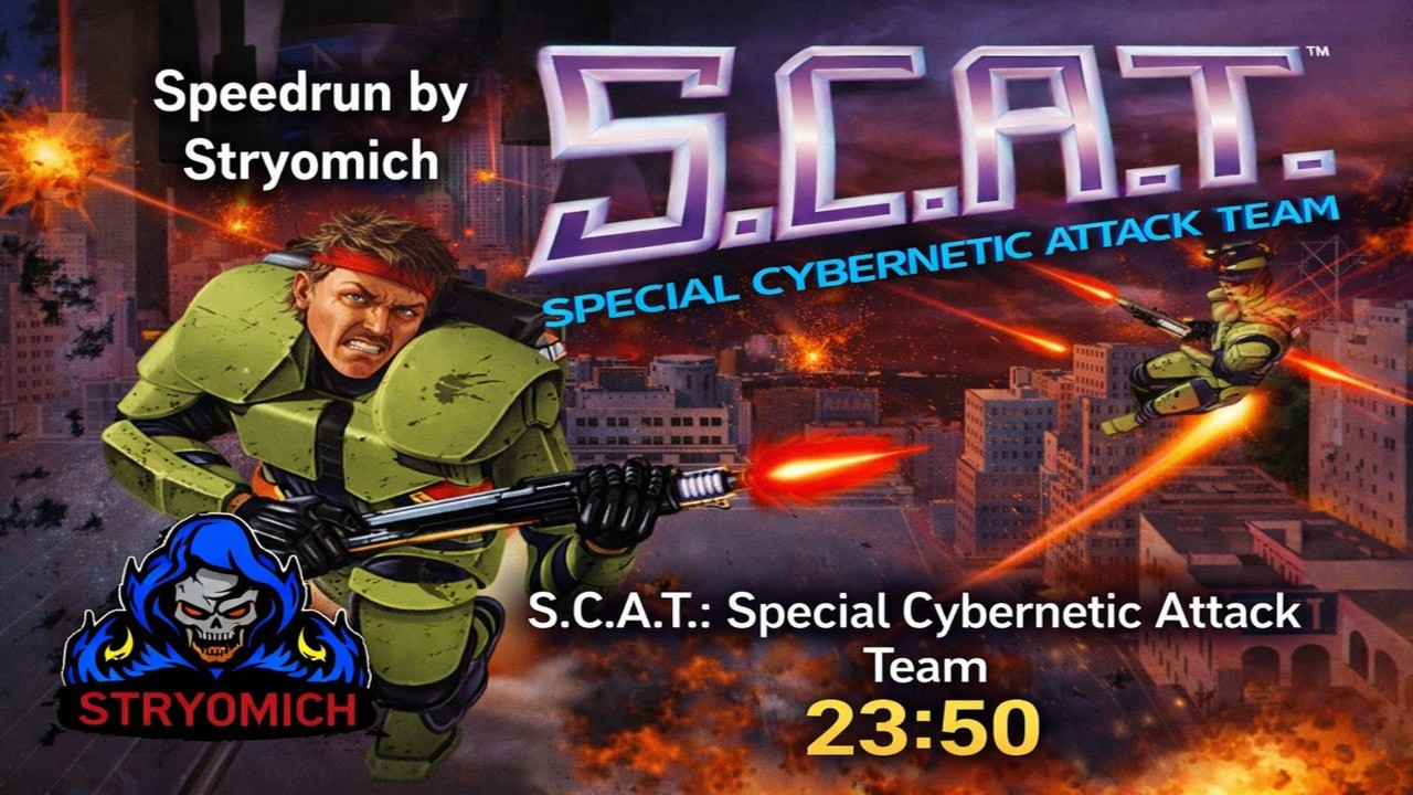Speedrun by Stryomich S.C.A.T.: Special Cybernetic Attack Team 
