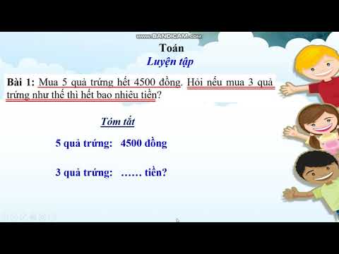 Lớp 3 - Môn: Toán - Bài: Luyện tập trang 129 (dưới) (Tuần 25 - 16/4/2020)