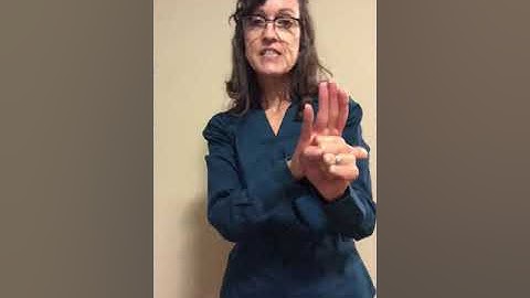 ASL tutorial for Amazing Grace (My Chains Are Gone)