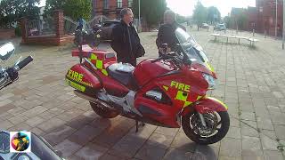 The fire team at the bike meet