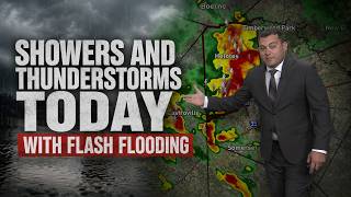 FLASH FLOOD WARNING - Showers and thunderstorms thoughout the day