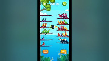 Bird Sort Puzzle Level 184 Gameplay Android IOS