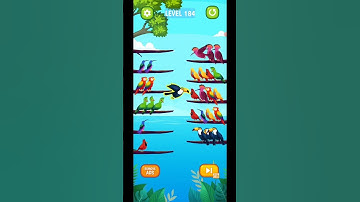 Bird Sort Puzzle Level 184 Gameplay Android IOS
