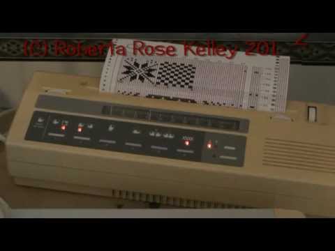 Studio/Silver Reed Electronic Card Reader - YouTube