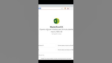 💥 MasterExcel Arriva Sulla ChatGPT con: MasterExcel IA