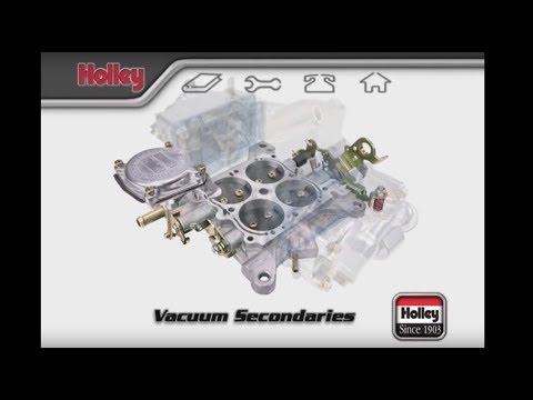 How To Adjust Holley Carburetor Vacuum Secondary Springs ... 86 ford f150 fuel system diagram 