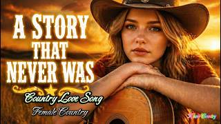 A STORY THAT NEVER WAS (Female Vocal) | country love song | klasER country | official lyric video