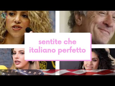 celebrità che parlano italiano quasi come noi