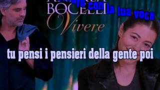 Vivere  (Andrea Bocelli/Gerardina Trovato) Versione karaoke chords