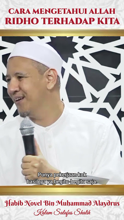 Tanda Allah Ridho Kepada Kita | Habib Novel Alaydrus #shorts