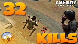 32 KILLS Full Grand Master Gameplay SOLO vs SQUADS | Call of duty mobile