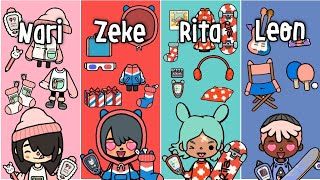 Toca Boca Secrets Nari - Zeke - Rita - Leon Toca Life World Secrets Necolawpie