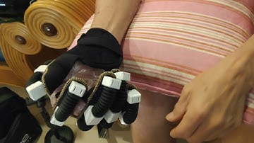 Techcare Hand Robot (HR-30) usage on Stroke Patient
