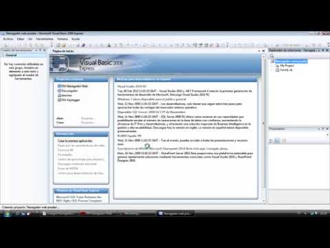 Cómo hacer un Navegador Web avanzado en Visual Basic 2008( Parte 1)
