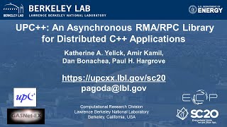 SC20 UPC++ Tutorial - Part 1 (intro)