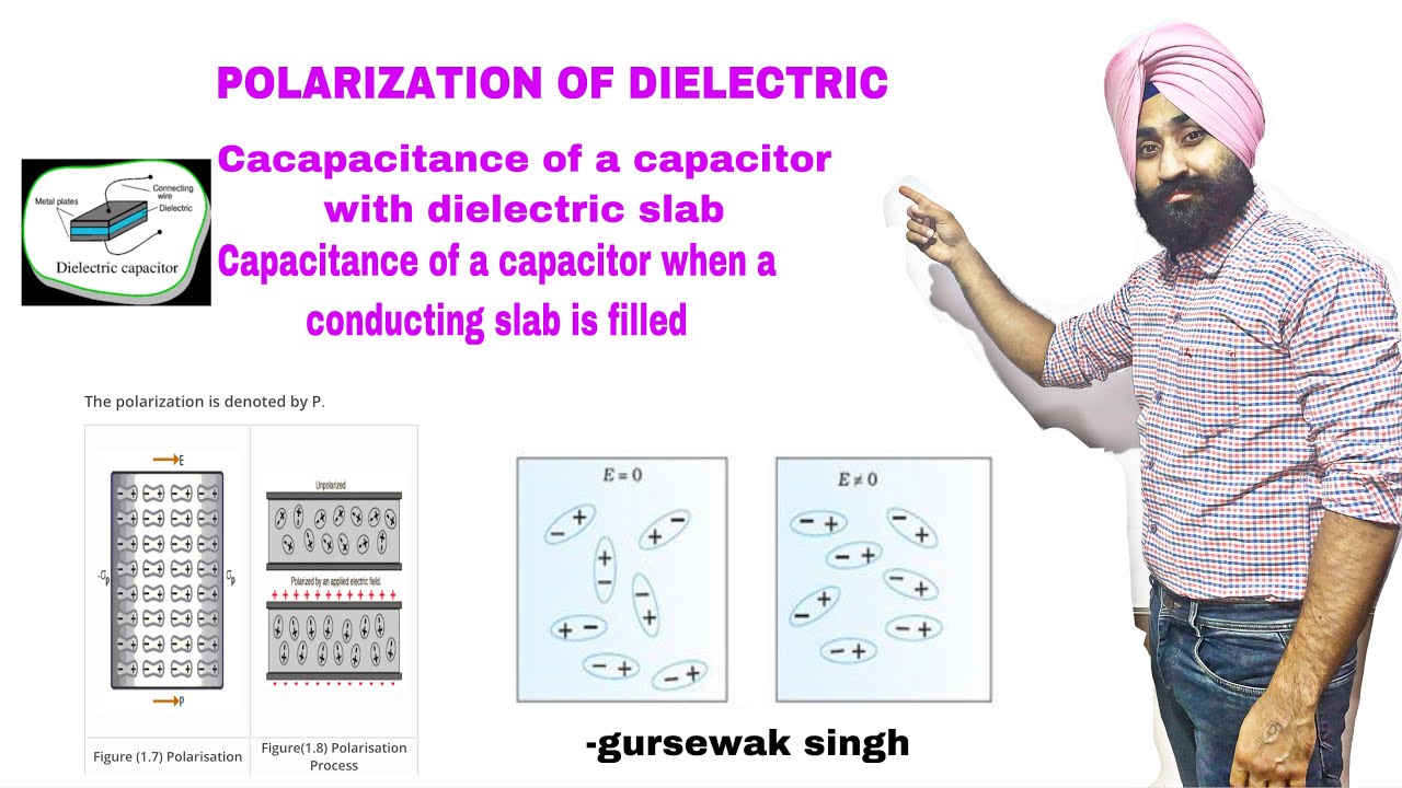 #21 || POLARIZATION OF DIELECTRIC || capacitance of dielectric and ...