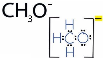 CH3O- Lewis Structure: How to Draw the Lewis Structure for CH3O-