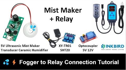 USB Mist Maker to Relay Connection Tutorial