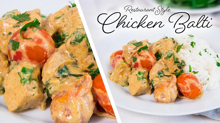 Authentic Chicken Balti Recipe - Easy Indian Restaurant Style Food #Ad