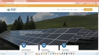 Meridian - Professional Website for Clean Energy Brands  |  EasyQuickWeb