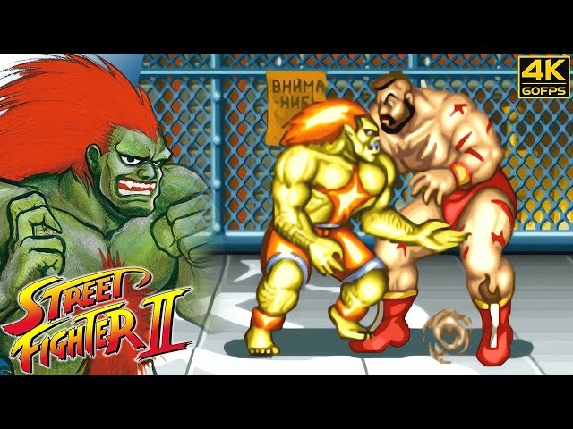 Street Fighter II - Blanka (Arcade / 1991) 4K 60FPS class=