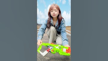 Satisfying with Unboxing nerf gun ASRM #satisfied #unboxing #nerfgun #rainbow unboxing