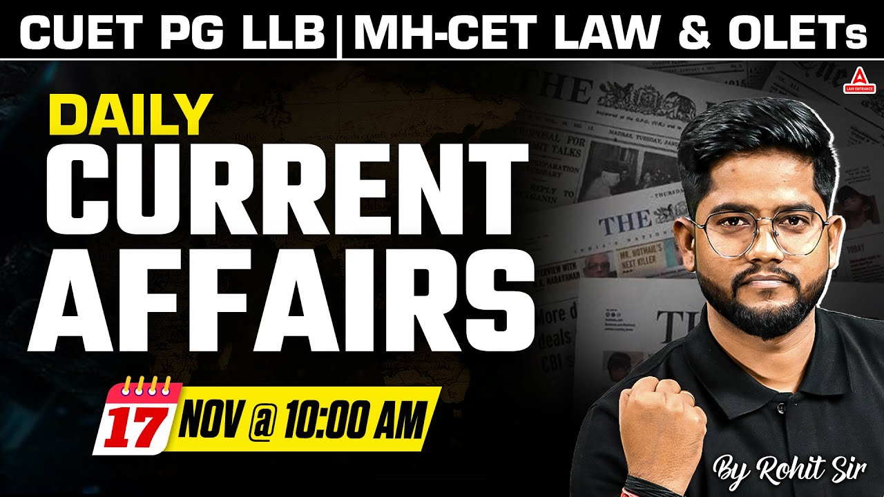 17 November Current Affairs 2025 | Daily Current Affairs for CUET PG ...