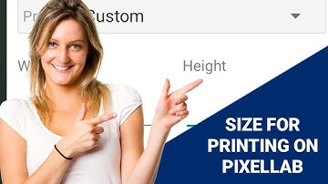 How to set size for printing in PixelLab