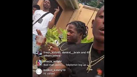 Look how Valiant and Jahshi diss Brysco on IG Live