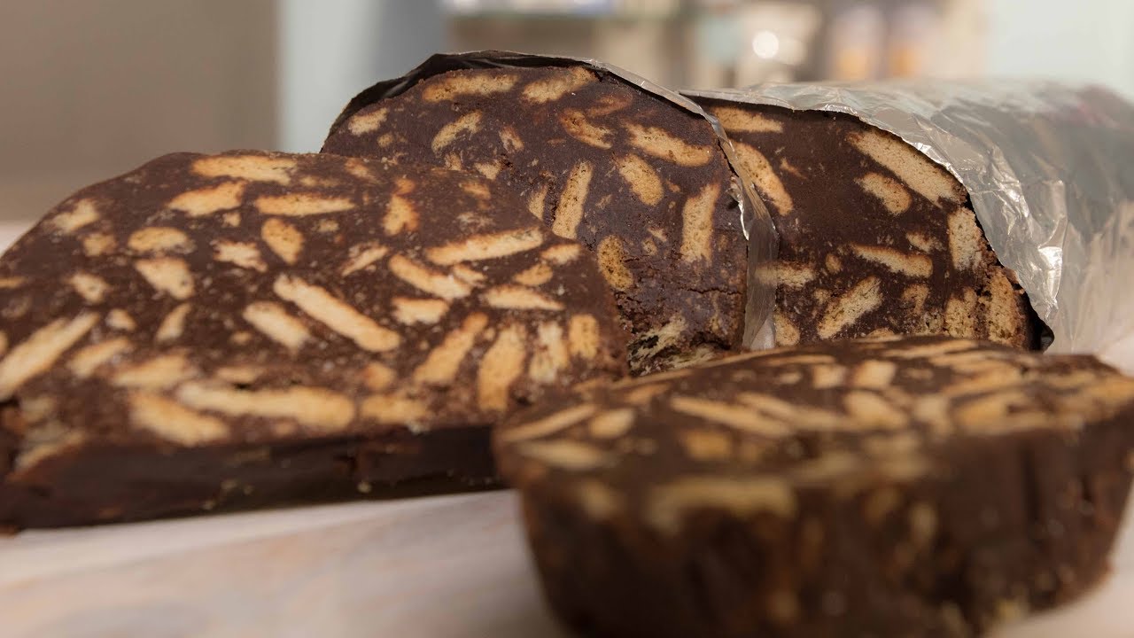 Chocolate Salami - Portuguese Recipe - YouTube