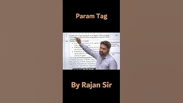 Param Tag in Java | By Rajan Sir