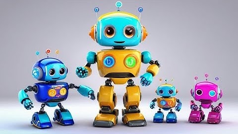 Six Toy Robots Count to Ten | Counting Song for Kids | Learn Numbers with Robots