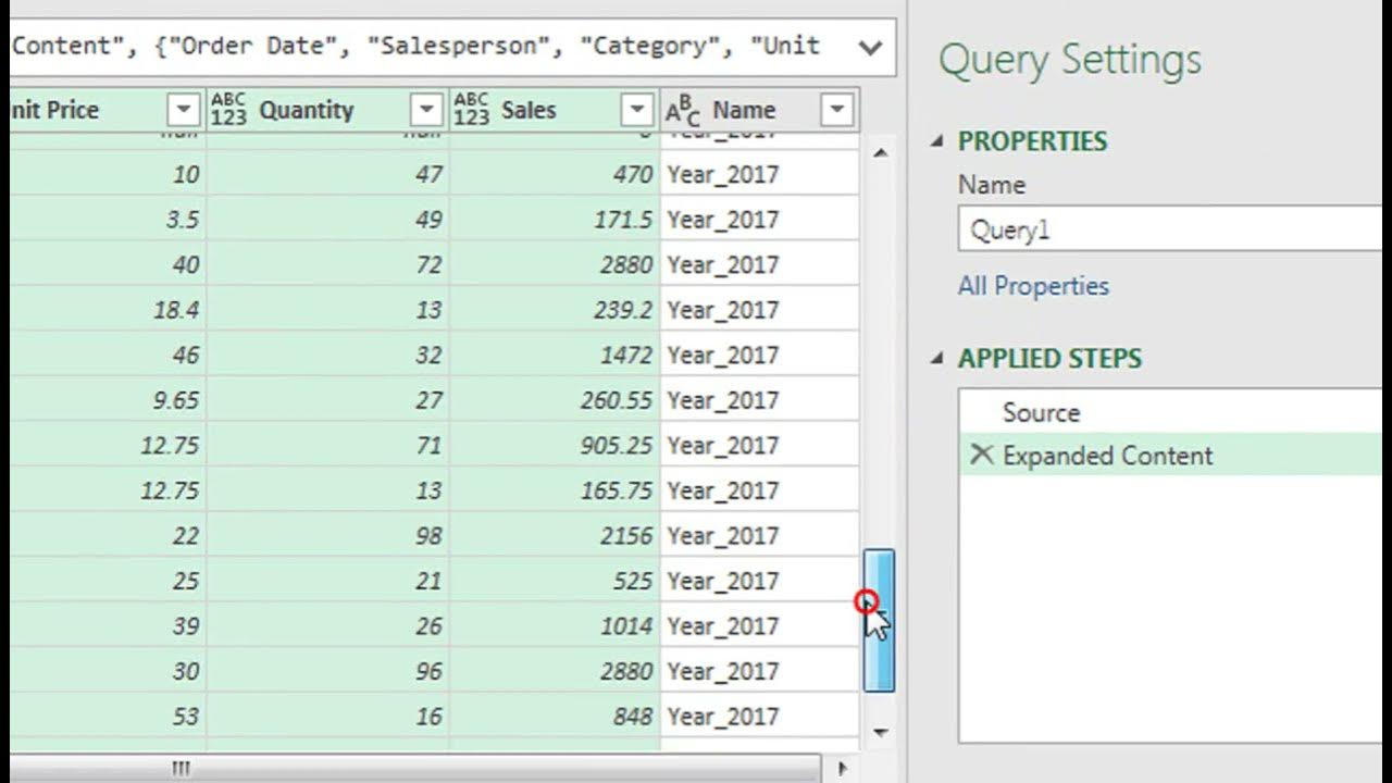 merge multiple excel sheets into one sheet - YouTube