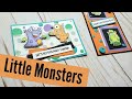 Card Making with Little Monsters Stamp &amp; Die Set