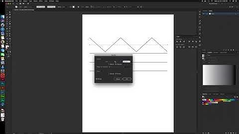 Zig Zag and Curvy Lines in Adobe Illustrator CC 2018