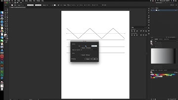 Zig Zag and Curvy Lines in Adobe Illustrator CC 2018