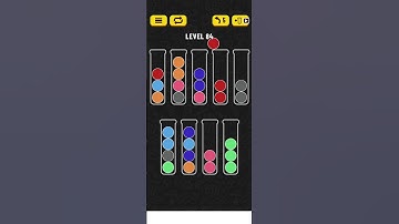 Ball Sort Puzzle Level 84. Walkthrough Funny Game!