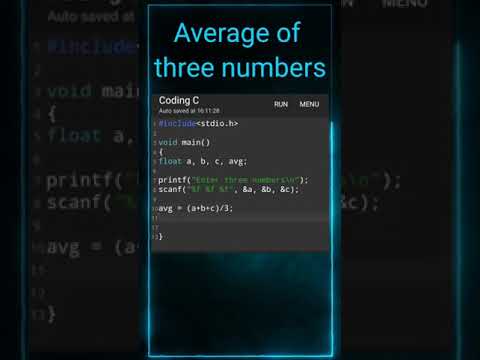 write a program