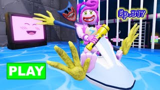 ep.317 Roblox : Escape from prison Poppy Long Arm Mummy.