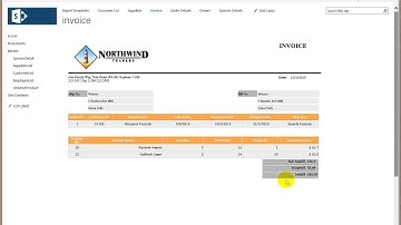 ClaySys AppForms Examples - Invoice(Reporting)