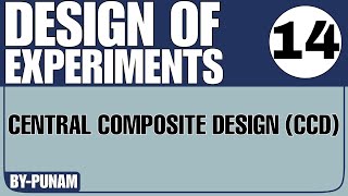 Central Composite Design (CCD)|ONE SHOT VIDEO|Solved examples|Competitive exams|Statistics by Punam|